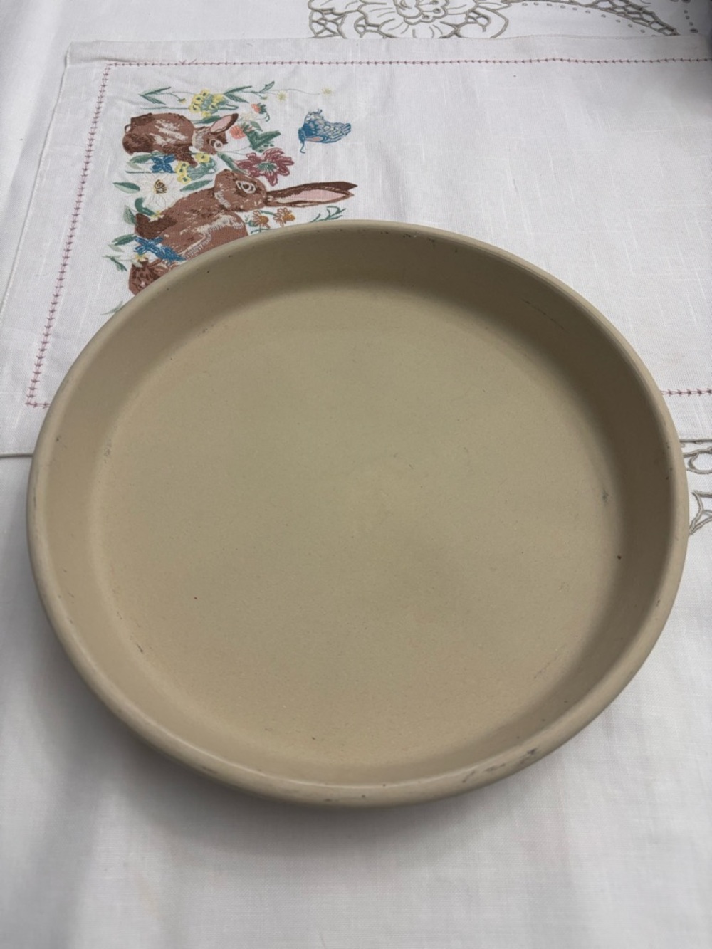 DEEP PIZZA PIE/QUICHE PLATE PAMPERED CHEF FAMILY HERITAGE STONEWARE 11" K101